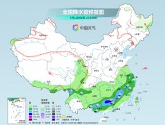 南方降雨持续雨带逐渐南压至华南 黄淮至江南等地气温偏低显著